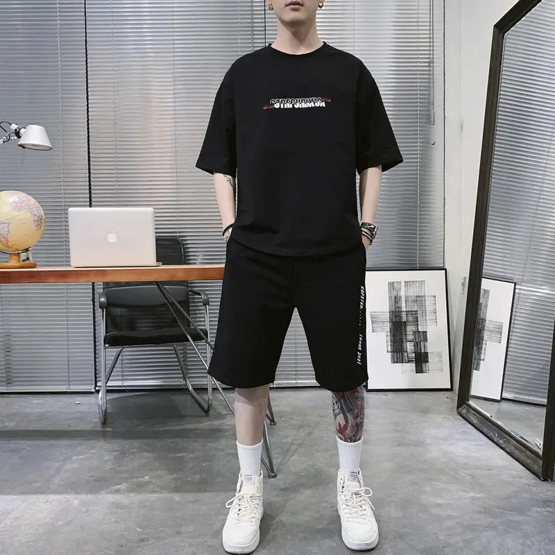 Summer Sportswear Men's T-shirt Suit - WAlMYe #