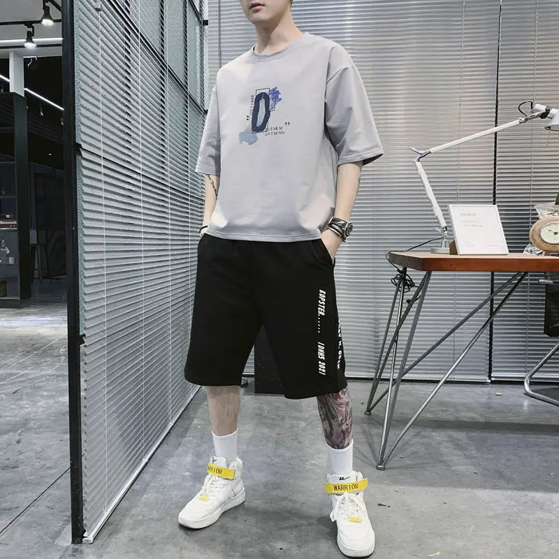 Summer Sportswear Men's T-shirt Suit - WAlMYe #