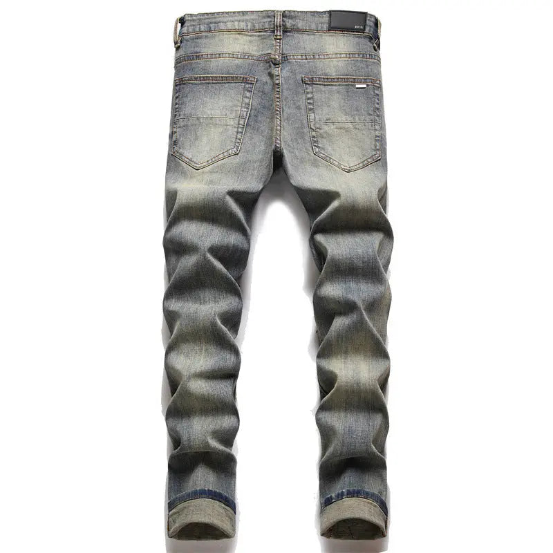 Summer Street Men's Jeans Embroidered Cotton - WAlMYe #