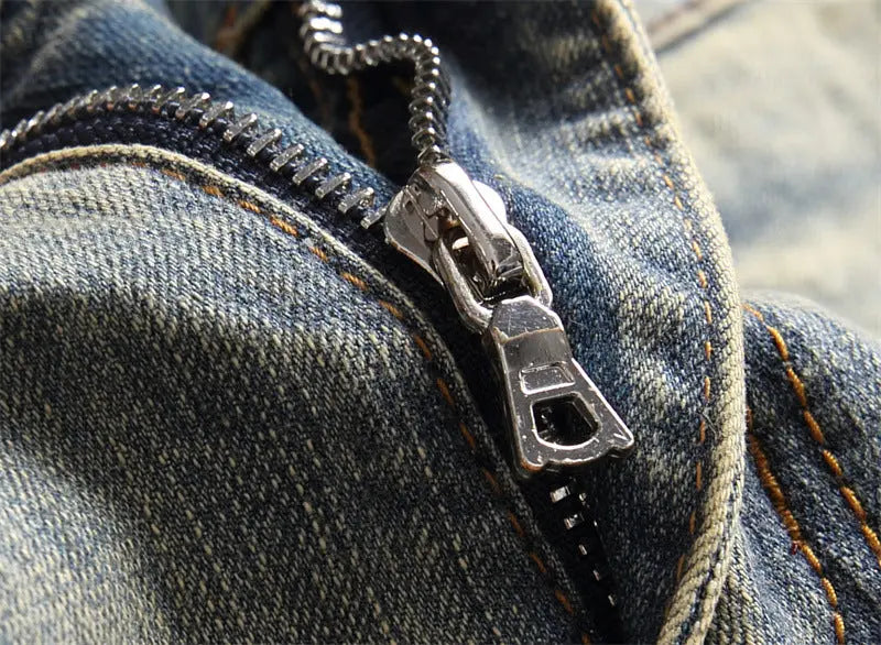 Summer Street Men's Jeans Embroidered Cotton - WAlMYe #