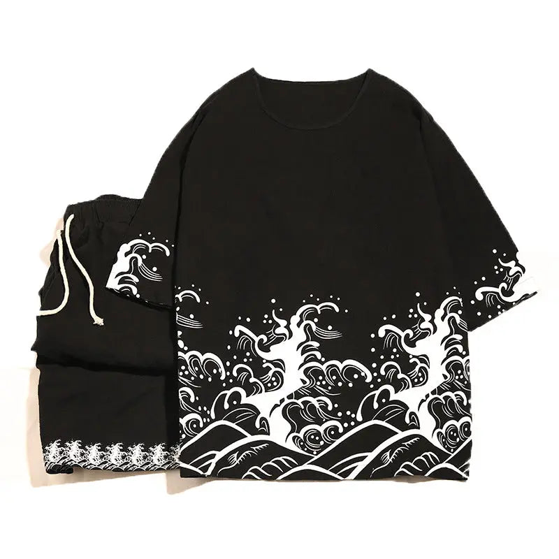 Summer short-sleeved T-shirt suit - WAlMYe #