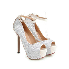 Load image into Gallery viewer, Super high heel sequined high heels - WAlMYe #
