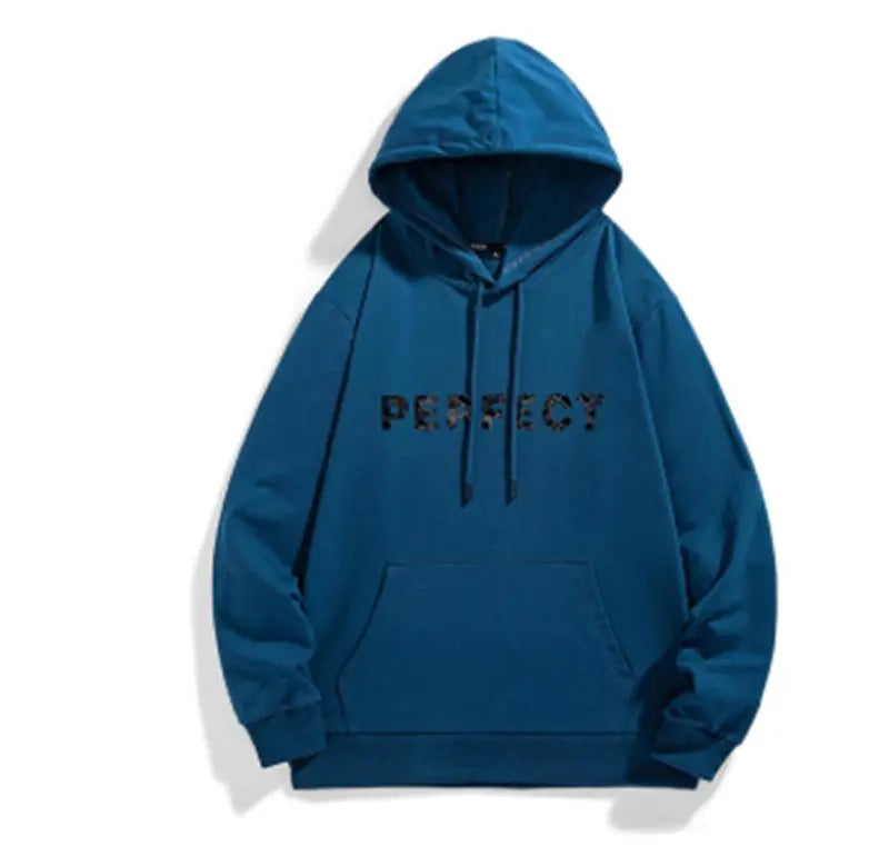Sweatshirt Men's Hooded Plus Fat Pullover Hoodie Young Students Plus Fat Plus Size Warm Jacket - WAlMYe #