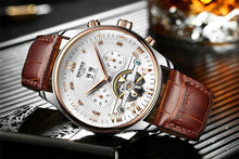 Load image into Gallery viewer, Swiss automatic hollow tourbillon mechanical watch men - WAlMYe #
