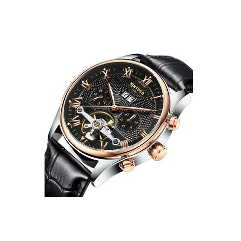 Swiss automatic hollow tourbillon mechanical watch men - WAlMYe #