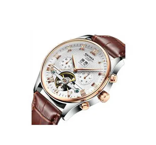 Swiss automatic hollow tourbillon mechanical watch men - WAlMYe #