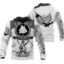 Load image into Gallery viewer, Tattoo Fashion Sportswear Casual Colorful 3D Printing Zipper Hoodie - WAlMYe #
