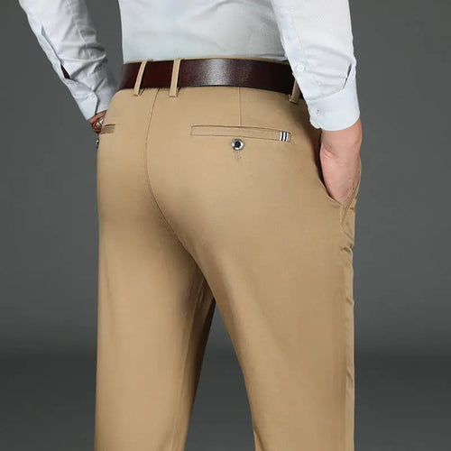 Thick Business Men's Loose Casual Pants - WAlMYe #
