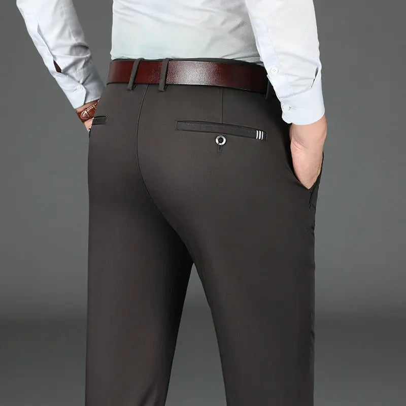 Thick Business Men's Loose Casual Pants - WAlMYe #