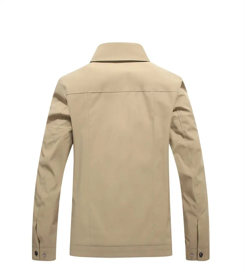 Thickened Middle-Aged And Elderly Men's Jacket Fit Lapel - WAlMYe #