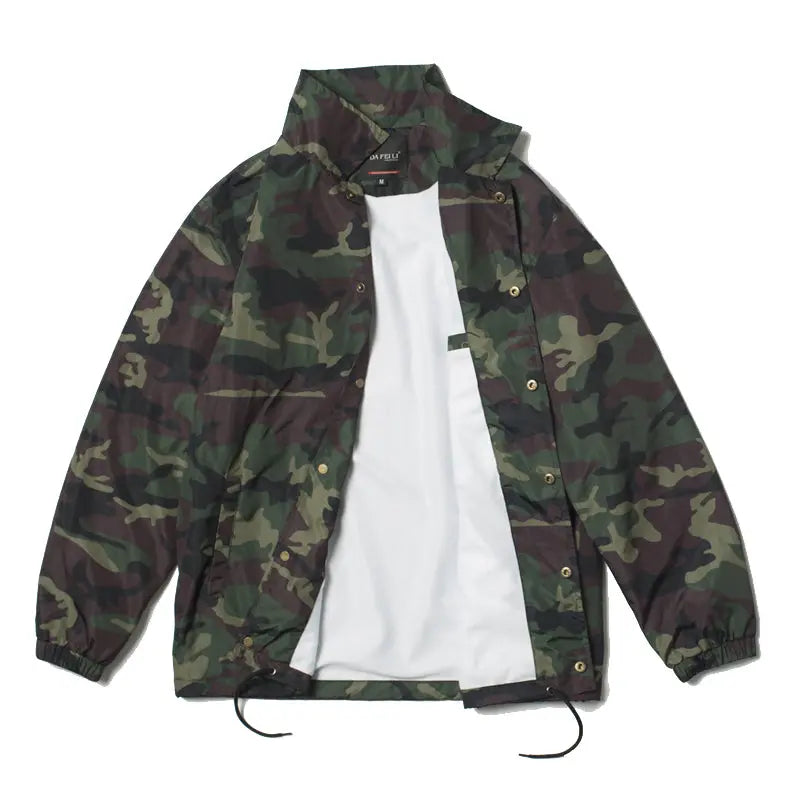 Thin camouflage loose couple coat - WAlMYe #