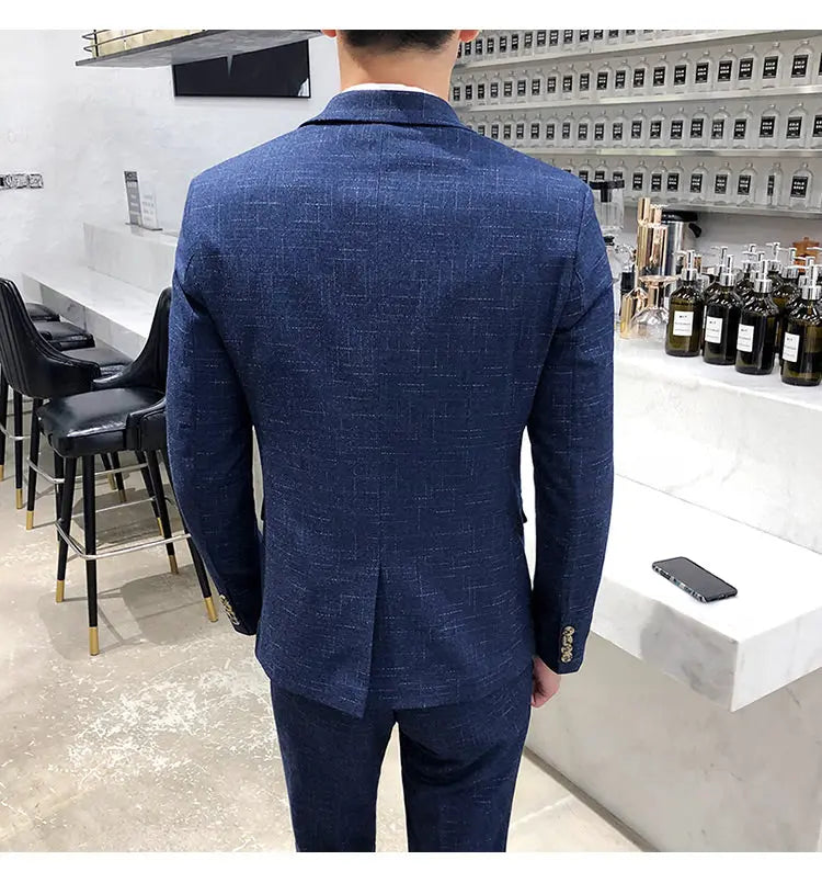 Three-piece wedding dress for men - WAlMYe #