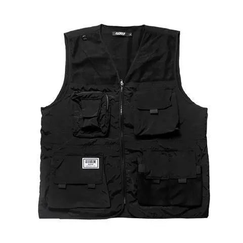 Tooling Vest Thin Section Waistcoat Function Multi-pocket Tactical Vest Jacket - WAlMYe #