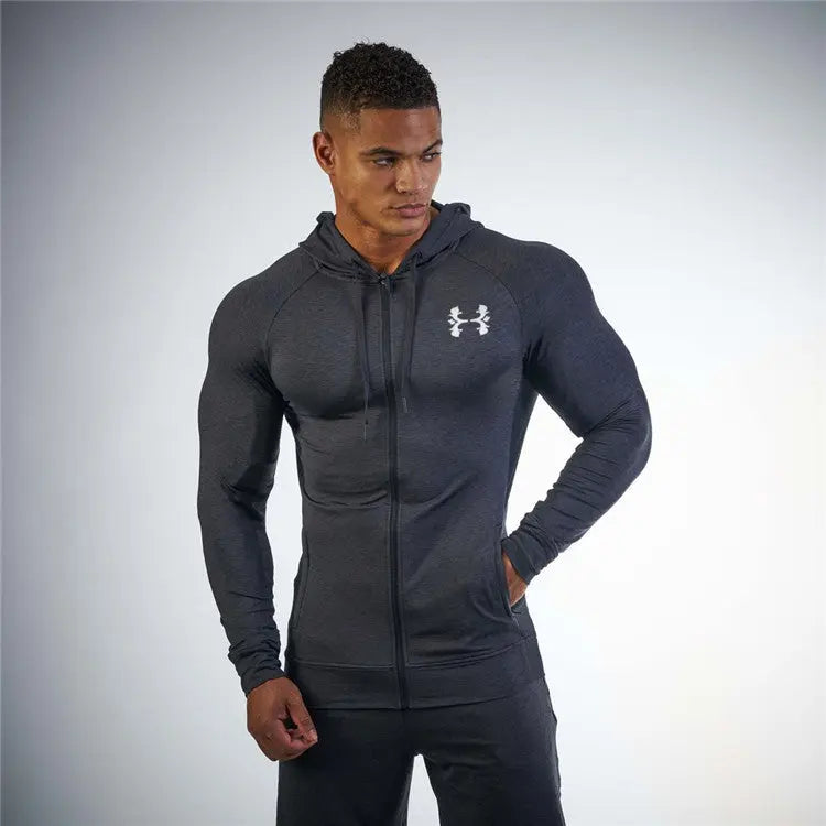 Top leisure sports outdoor sweater hooded jacket men - WAlMYe #