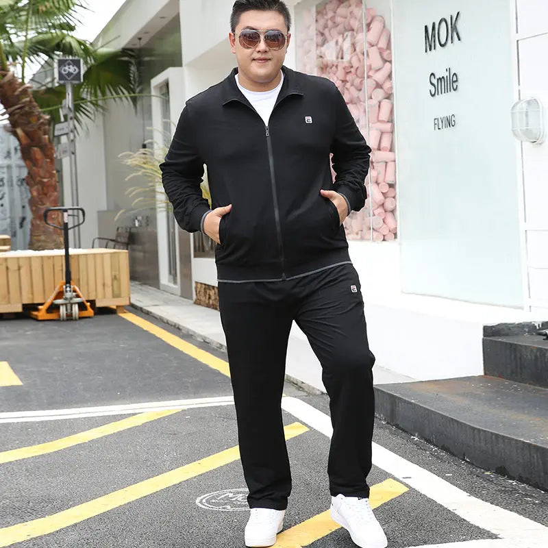 Tracksuit Men Set Autumn Clothes Plus Size Jacket Sport - WAlMYe #