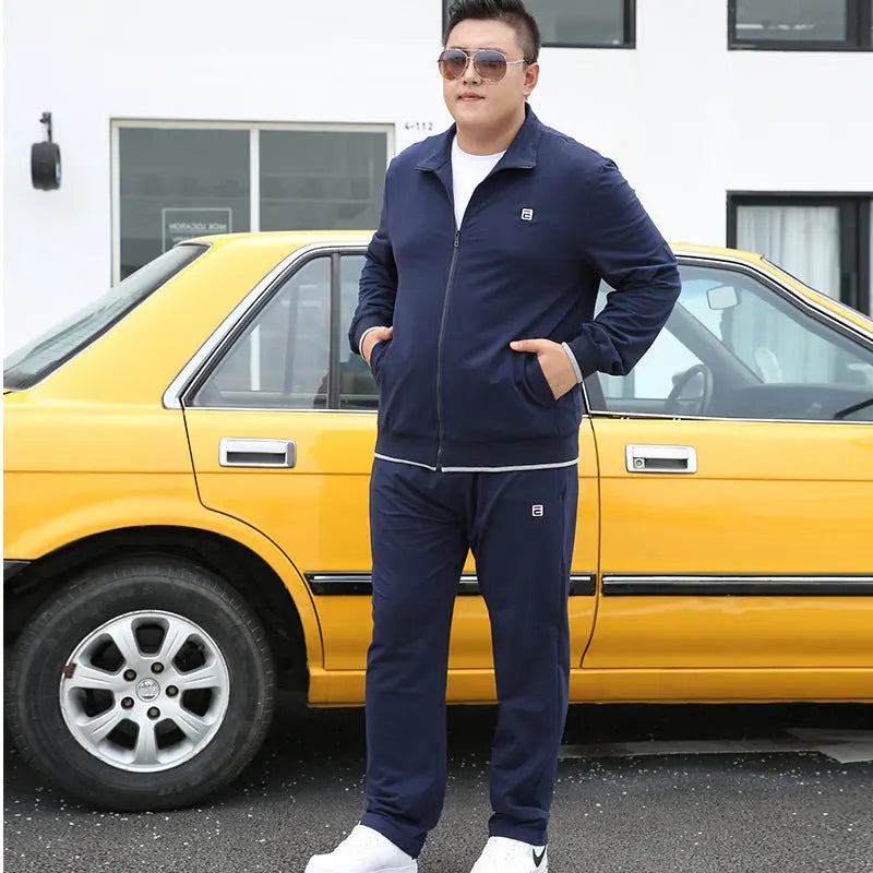 Tracksuit Men Set Autumn Clothes Plus Size Jacket Sport - WAlMYe #