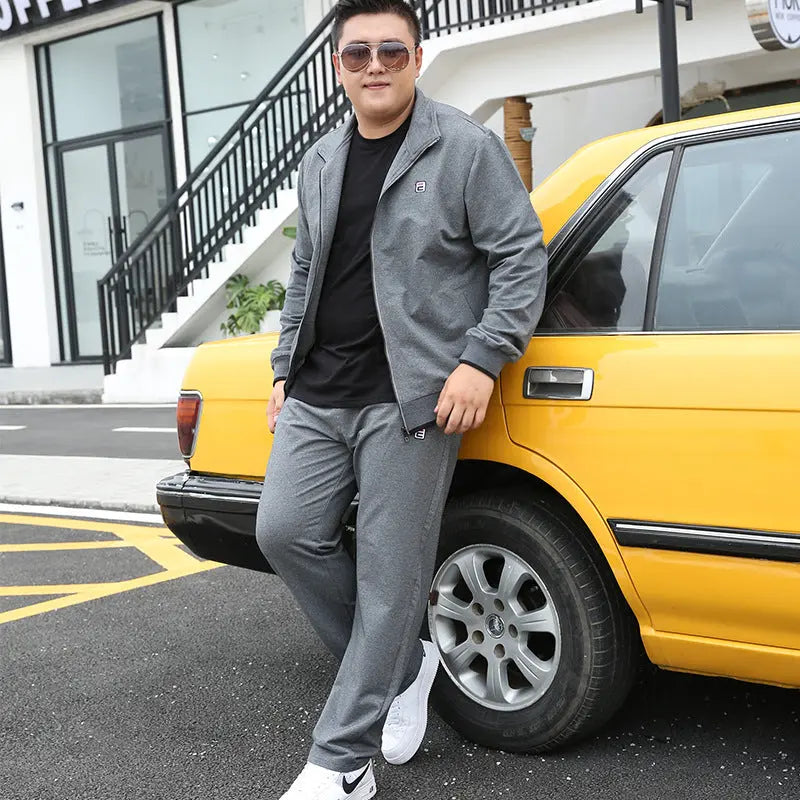 Tracksuit Men Set Autumn Clothes Plus Size Jacket Sport - WAlMYe #