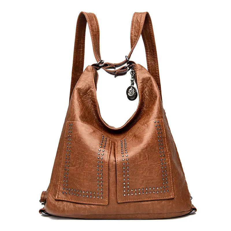 Trendy Fashion Ladies Tote Bag One Shoulder Handheld Diagonal Retro - WAlMYe #