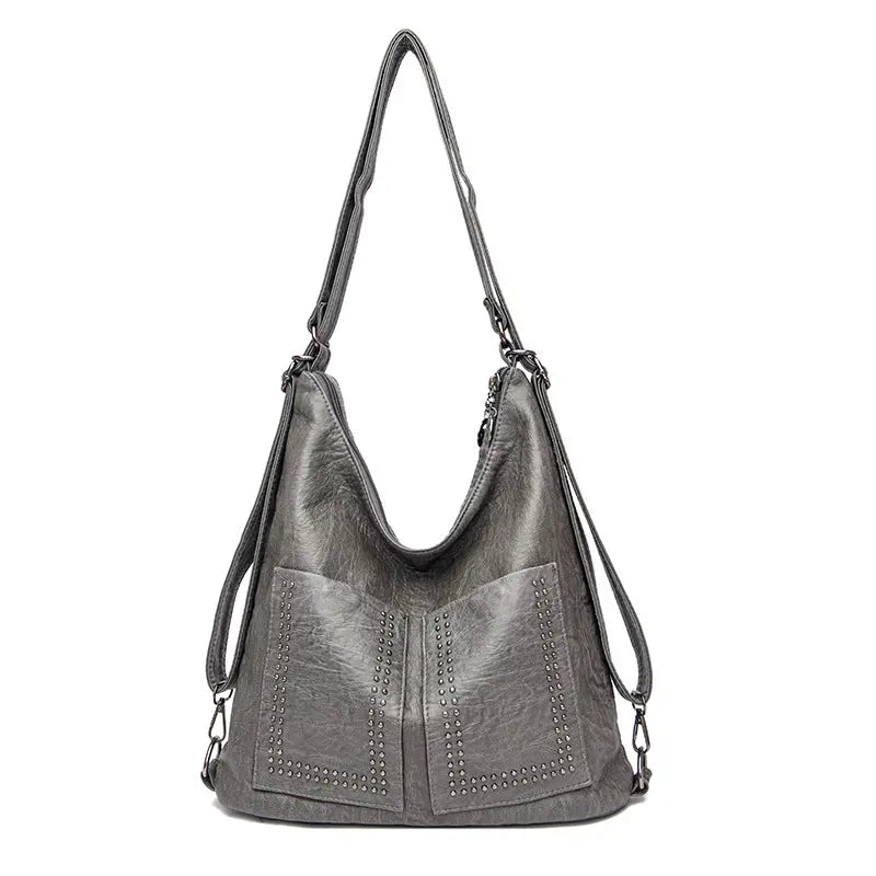 Trendy Fashion Ladies Tote Bag One Shoulder Handheld Diagonal Retro - WAlMYe #