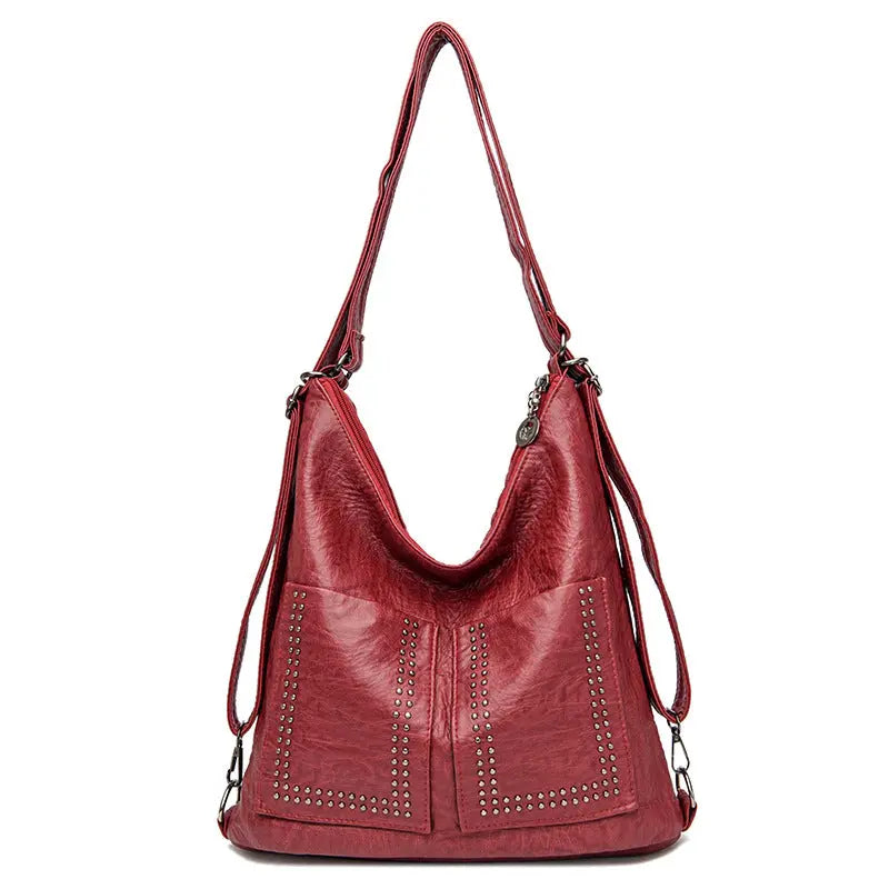 Trendy Fashion Ladies Tote Bag One Shoulder Handheld Diagonal Retro - WAlMYe #