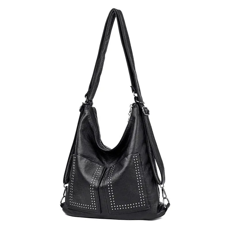 Trendy Fashion Ladies Tote Bag One Shoulder Handheld Diagonal Retro - WAlMYe #