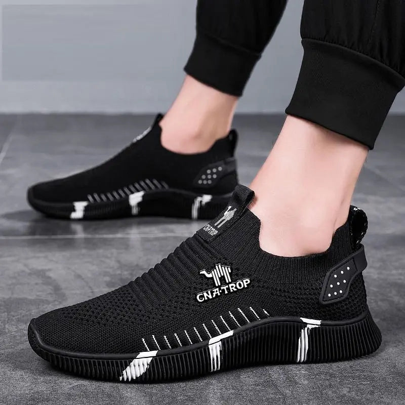 Trendy Flying Woven Breathable One Pedal Sports Casual And Lightweight Comfortable Travel Shoes - WAlMYe #