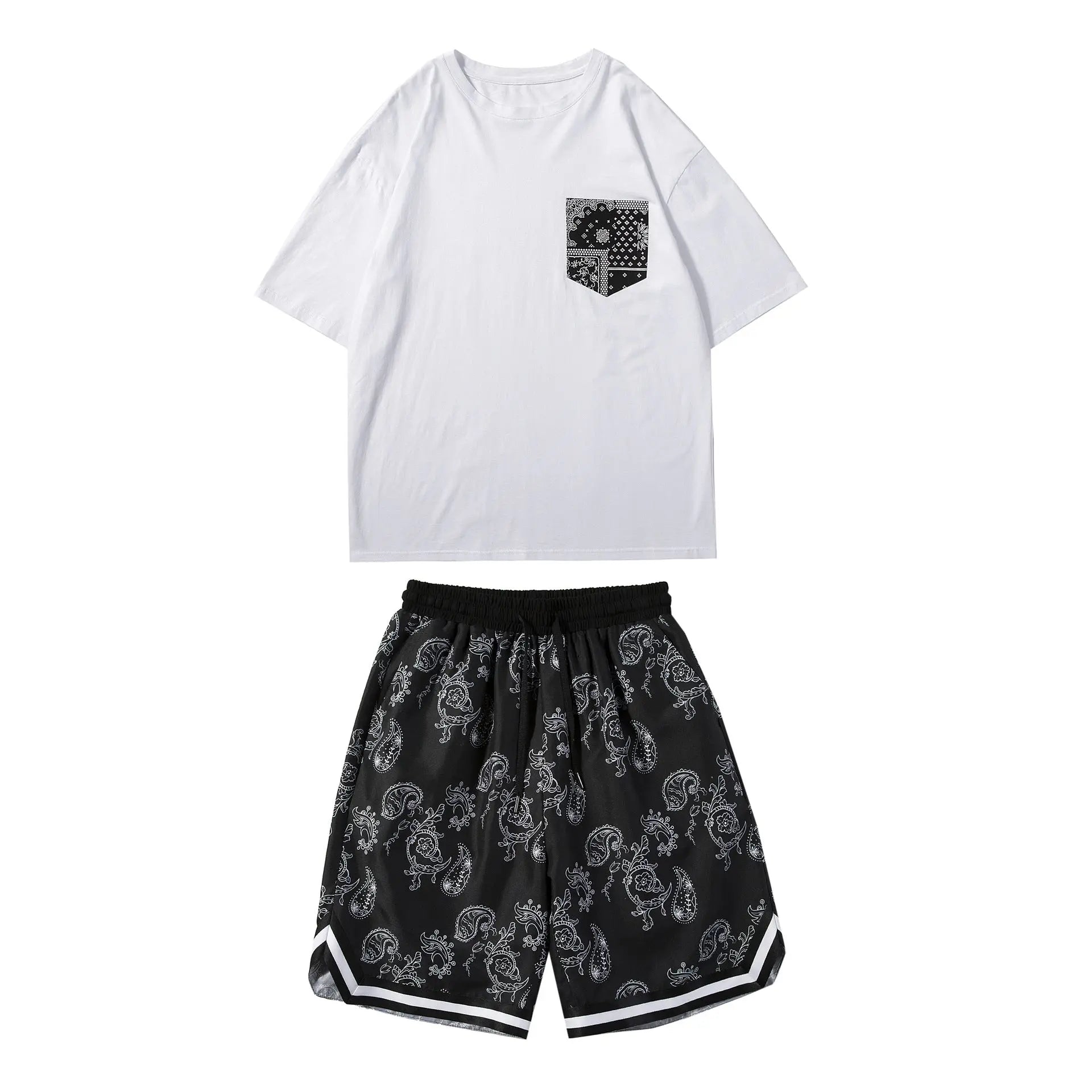 Trendy Men's Shorts Suit Casual Two Pieces - WAlMYe #