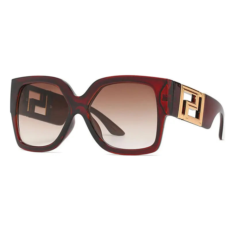 Trendy Retro Sunglasses Square Frame Fashion Sunglasses - WAlMYe #