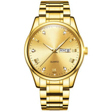 Load image into Gallery viewer, Tuhao Gold Diamond Quartz Waterproof Glow Business Men&#39;s Watch - WAlMYe #
