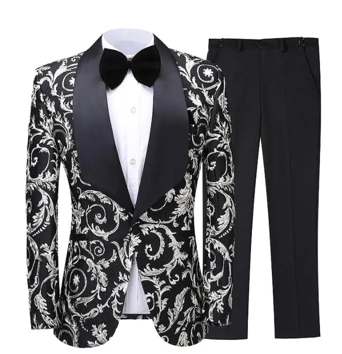 Two-piece suit men's suit - WAlMYe #