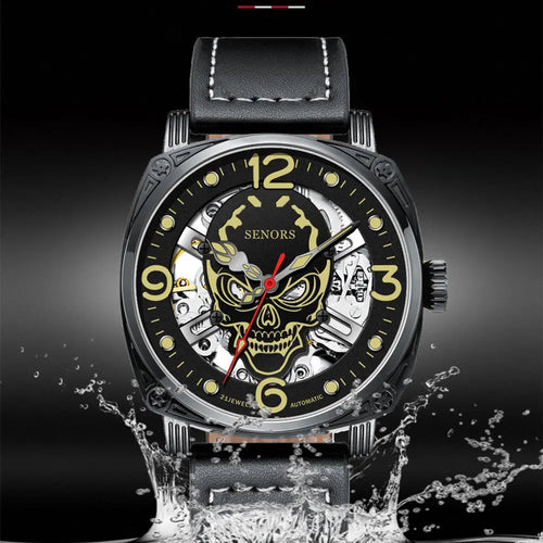 Upgraded Super Luminous Skull Mechanical Watch - WAlMYe #