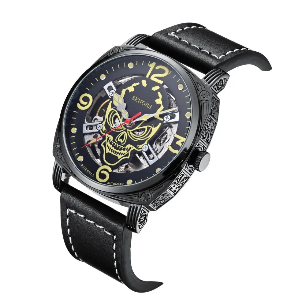 Upgraded Super Luminous Skull Mechanical Watch - WAlMYe #