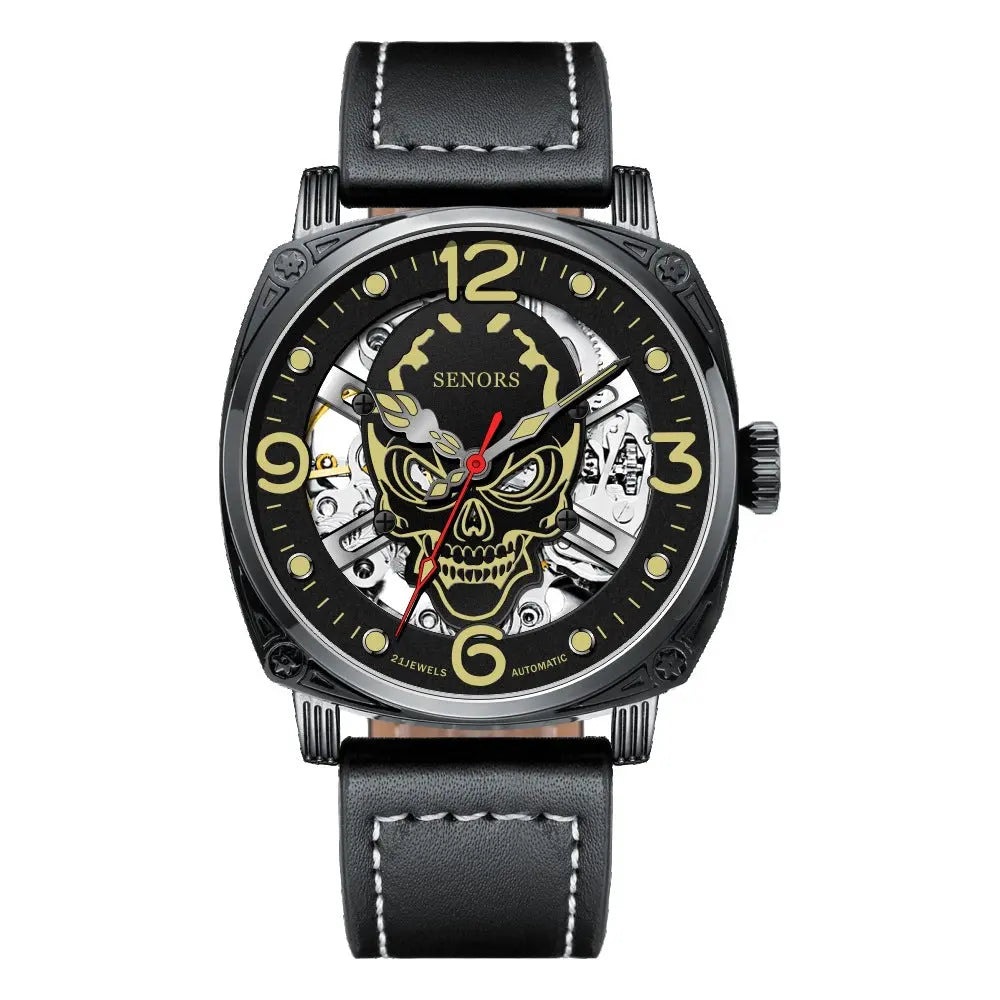 Upgraded Super Luminous Skull Mechanical Watch - WAlMYe #