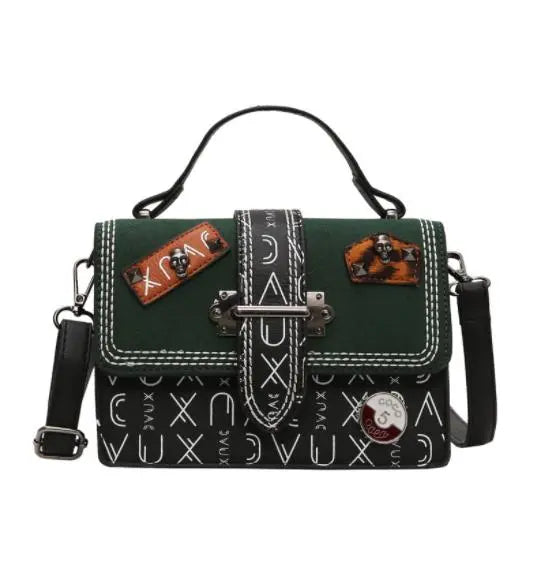 Versatile Ins Messenger  Badge Fashion Hand Small Square Bag - WAlMYe #