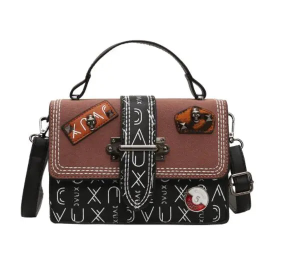 Versatile Ins Messenger  Badge Fashion Hand Small Square Bag - WAlMYe #