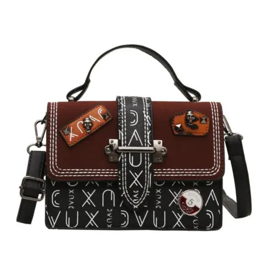 Versatile Ins Messenger  Badge Fashion Hand Small Square Bag - WAlMYe #