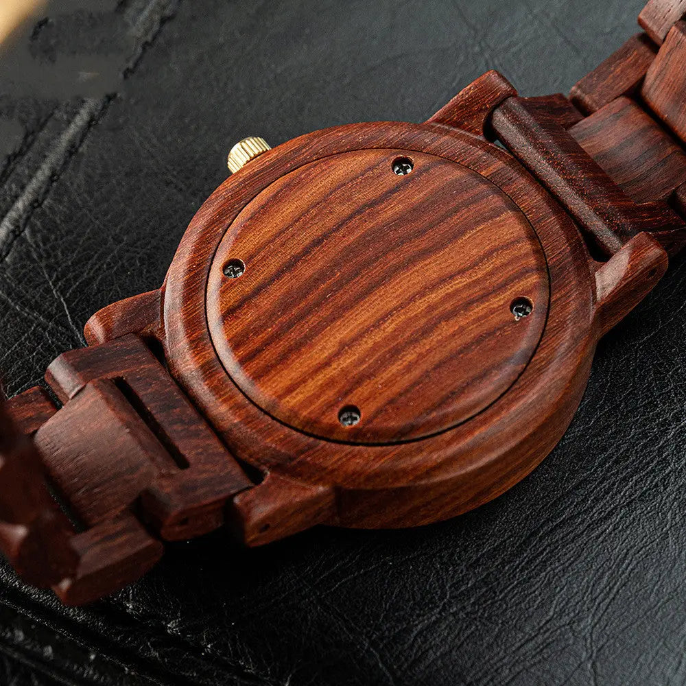 Vintage Casual Wood Watch Fashion - WAlMYe #