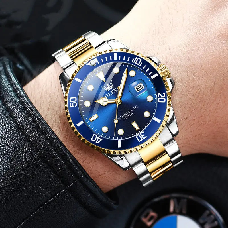Watches Green Water Ghost Quartz Waterproof Men - WAlMYe #