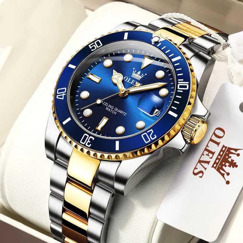 Watches Green Water Ghost Quartz Waterproof Men - WAlMYe #