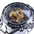Waterproof Steel Band Mechanical Watch - WAlMYe #