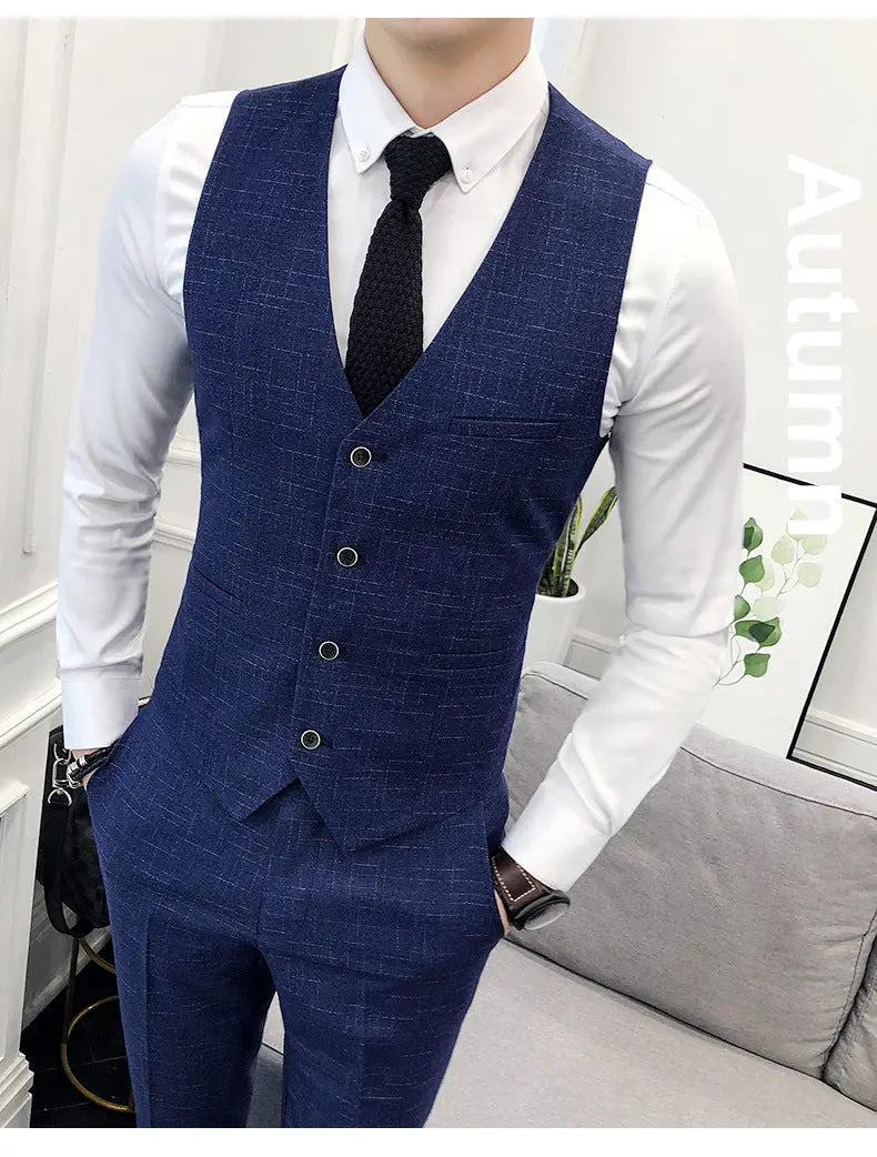 Wedding groomsmen wedding suit men's suit - WAlMYe #