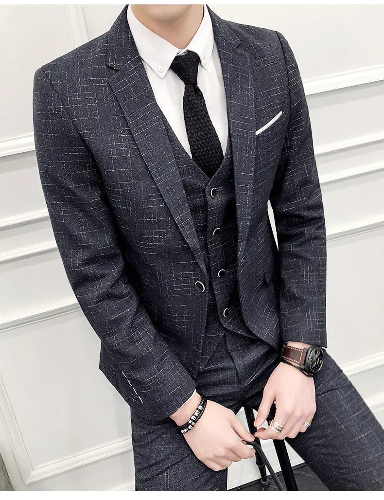 Wedding groomsmen wedding suit men's suit - WAlMYe #