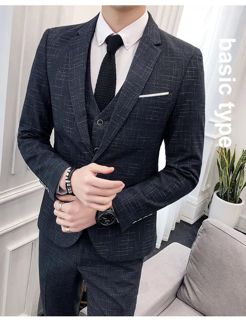 Wedding groomsmen wedding suit men's suit - WAlMYe #