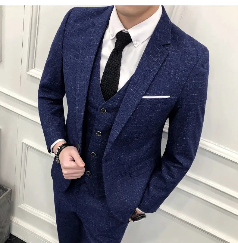 Wedding groomsmen wedding suit men's suit - WAlMYe #