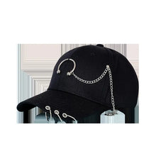 Load image into Gallery viewer, Wide-brimmed Baseball Hat With Chain Hoop - WAlMYe #
