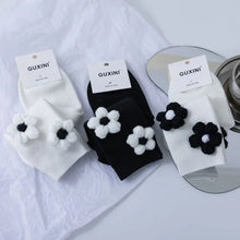 Load image into Gallery viewer, Women&#39;s Fashion Three-dimensional Handmade Flower Socks - WAlMYe #
