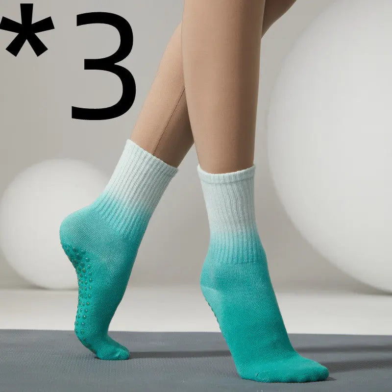 Women's Fashion Tie Dye Anti-Slip Mid Tube Socks - WAlMYe #