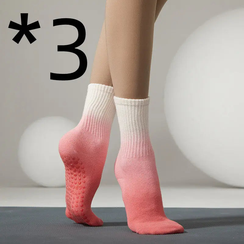 Women's Fashion Tie Dye Anti-Slip Mid Tube Socks - WAlMYe #