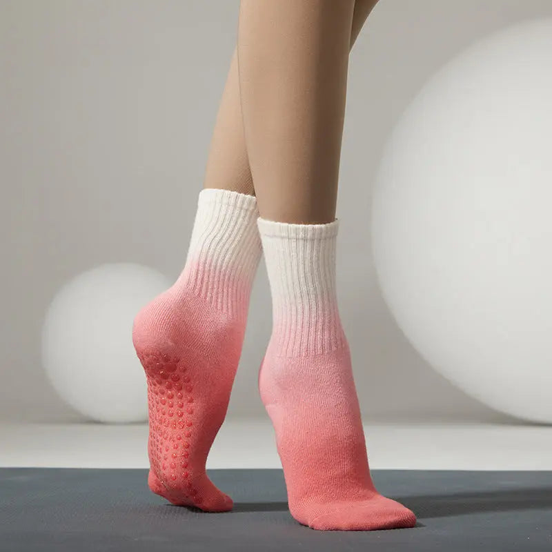 Women's Fashion Tie Dye Anti-Slip Mid Tube Socks - WAlMYe #