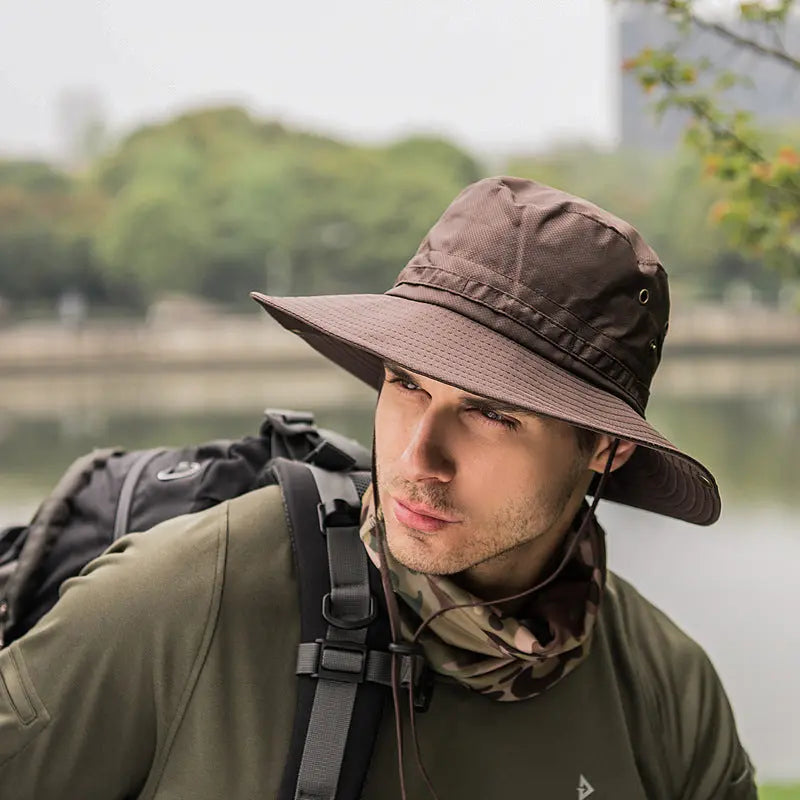 Women's Foldable Fishing Mountaineering Outdoor Hat - WAlMYe #